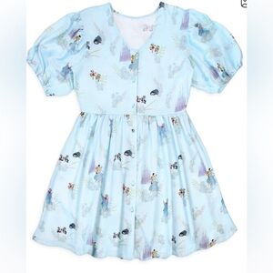 Disney Cakeworthy Cinderella Light Blue Button Dress